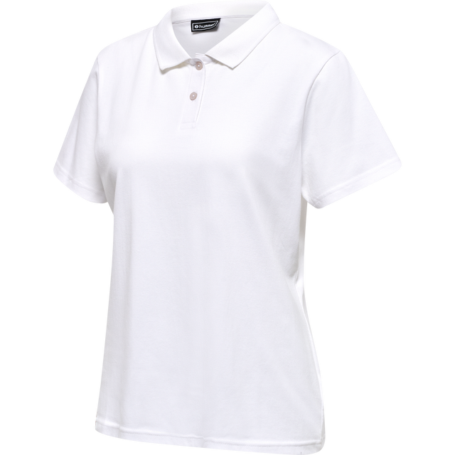 hummel Women's Red Classic Polo-1