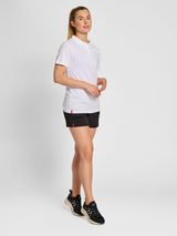 hummel Women's Red Classic Polo-4