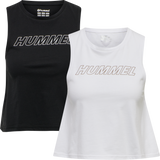 hummel Women's Training Essentials Cali Crop Tank Top 2-Pack-1