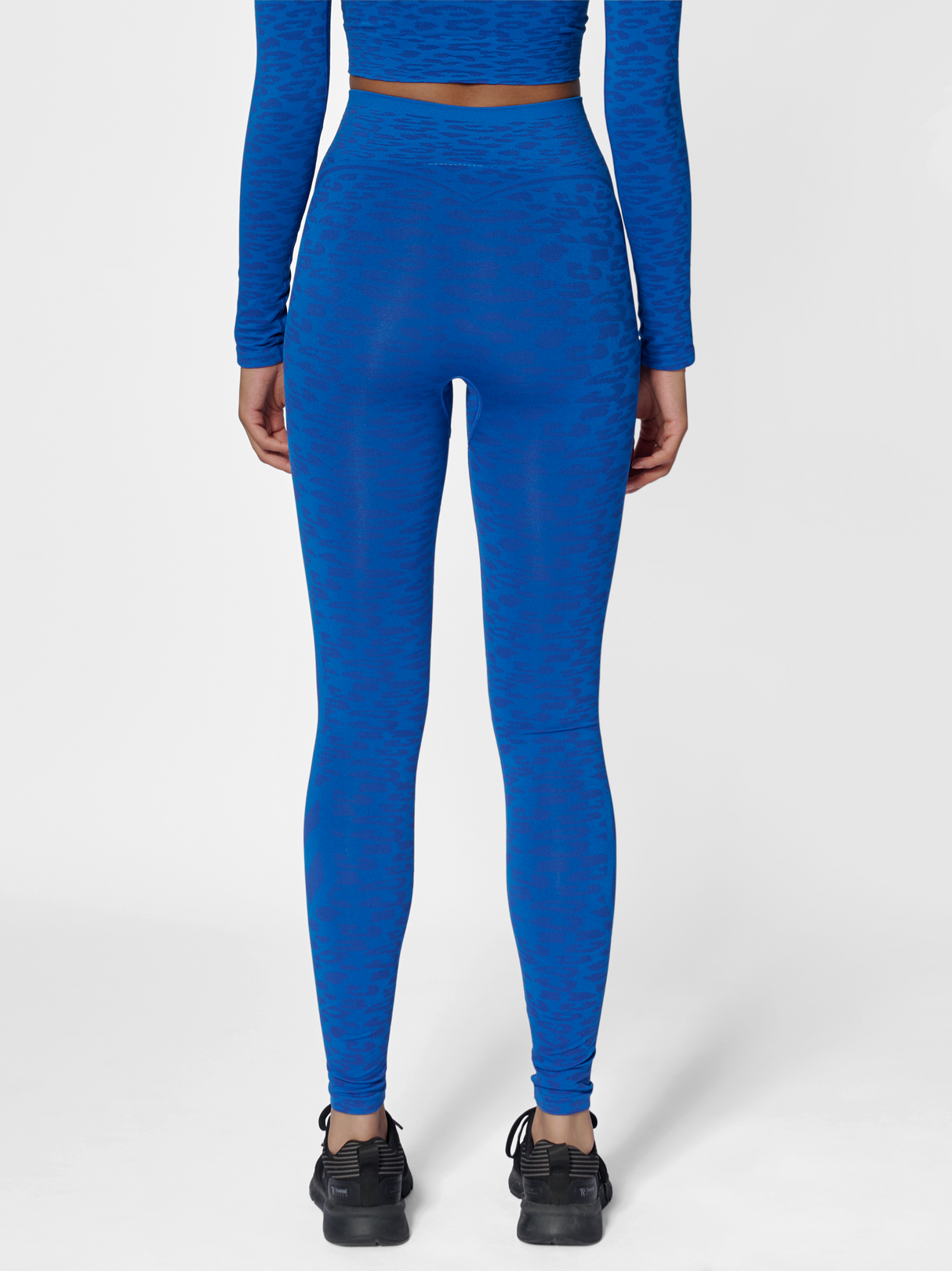 hummel Women's Mindful Training Leo Seamless Mid Waist Tights-5