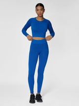 hummel Women's Mindful Training Leo Seamless Mid Waist Tights-7