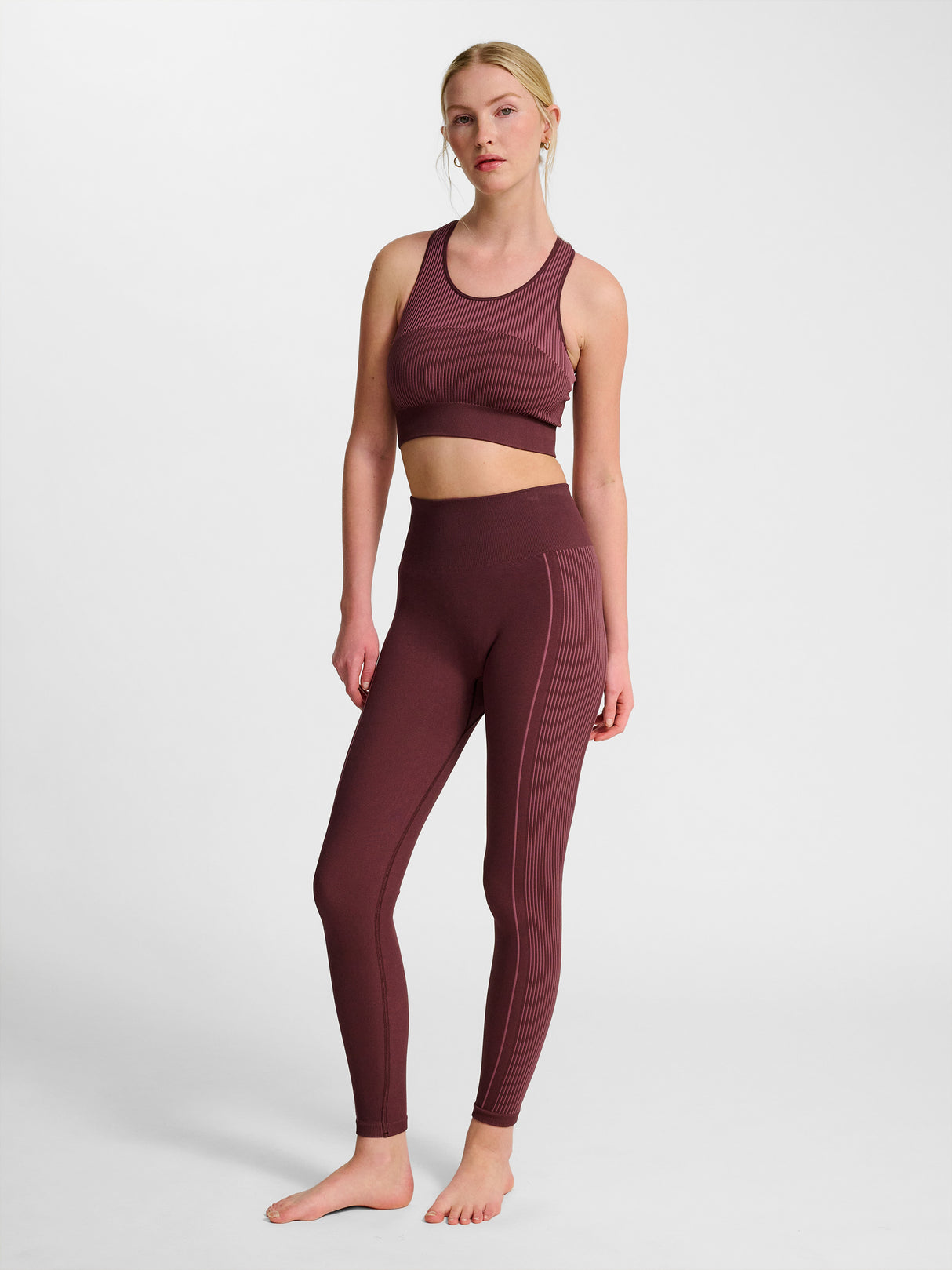 hummel Women's Yoga Seamless Crop Top-6