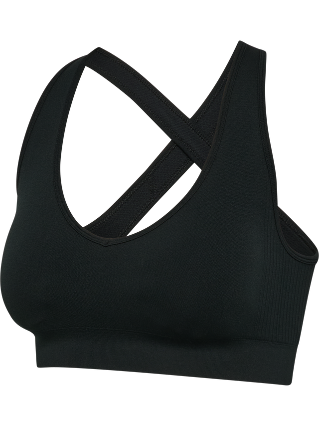 hummel Women's HIIT Seamless V Shape Padded Bra-1
