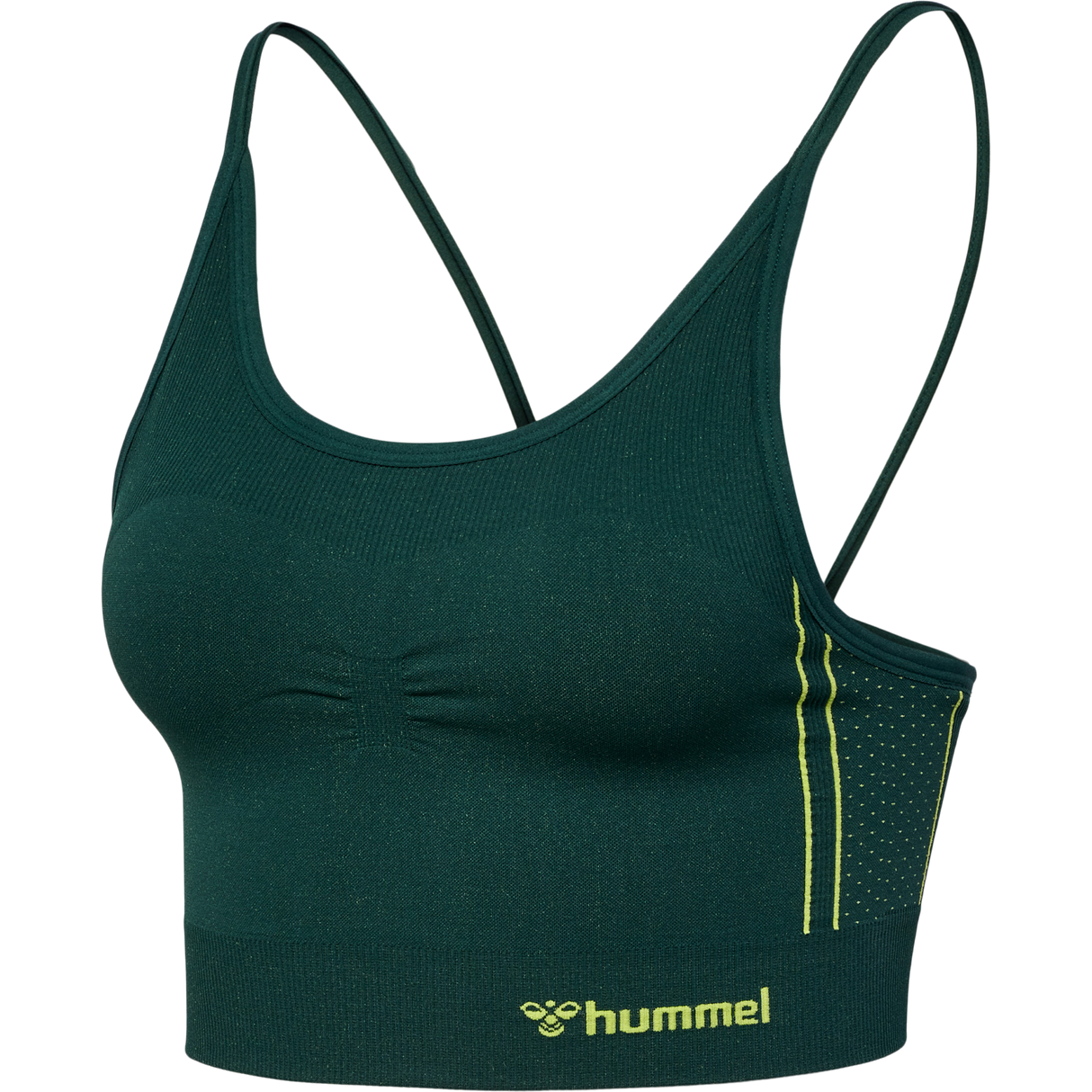 hummel Women's Mindful Training Zone Seamless Sports Bra-1