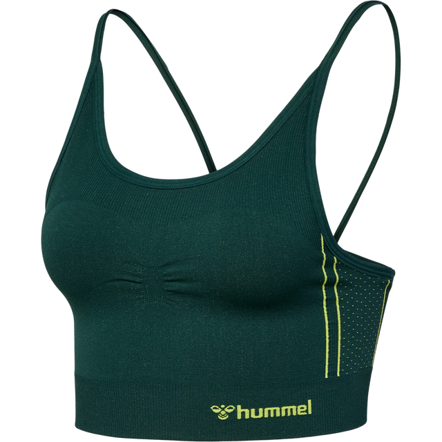 hummel Women's Mindful Training Zone Seamless Sports Bra-1