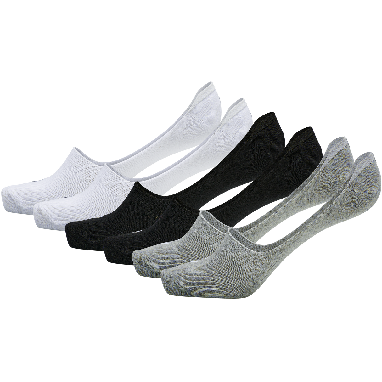 hummel Unisex Chevron 6-Pack No Show Socks-1