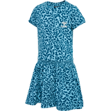 hummel Youth Flowy AOP Dress Short Sleeve-1