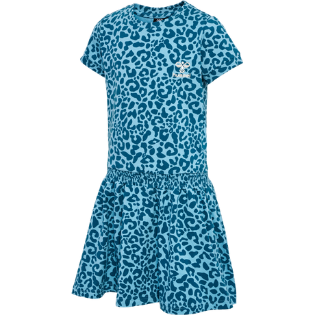 hummel Youth Flowy AOP Dress Short Sleeve-1