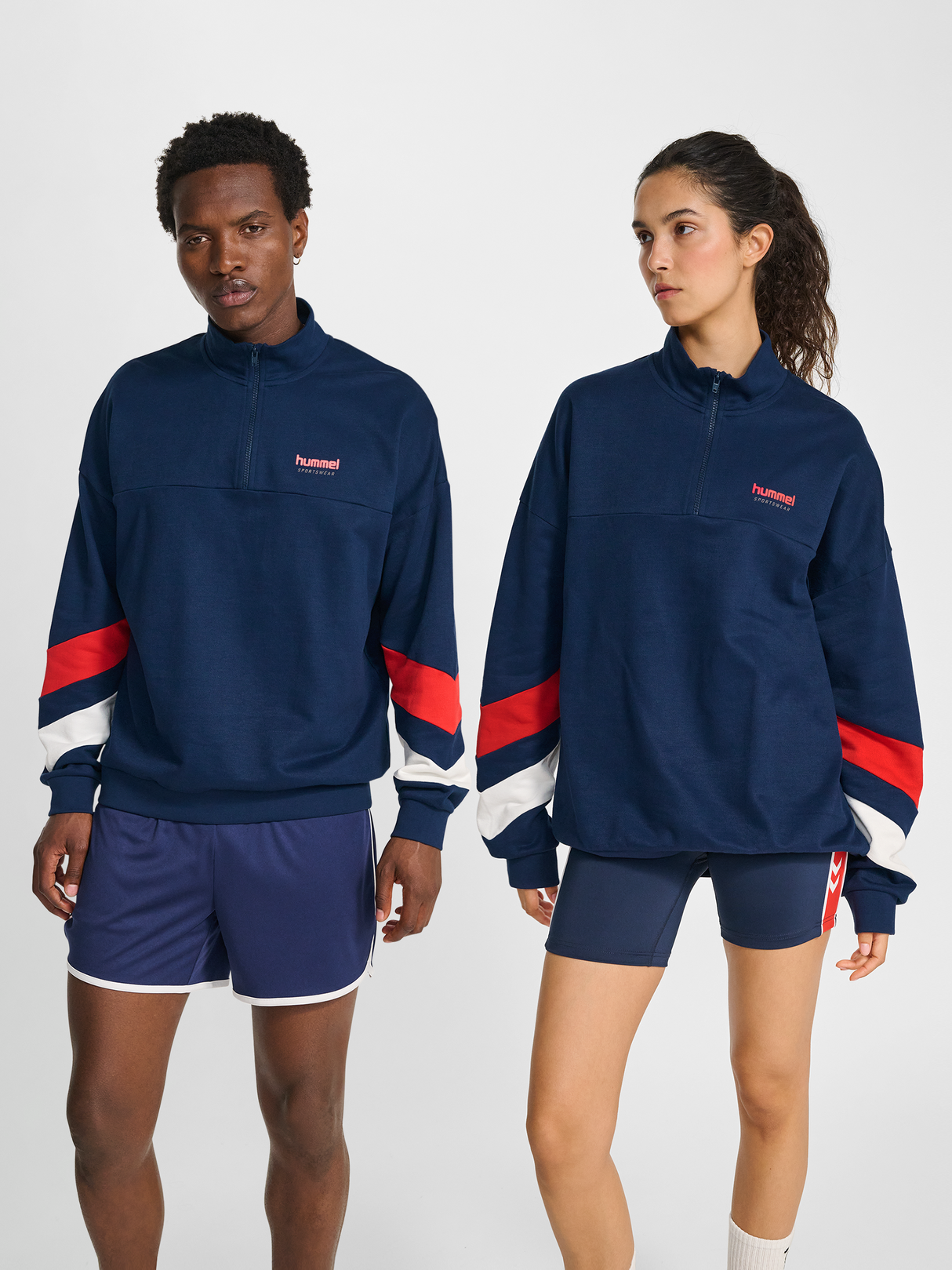 hummel Unisex Oversized Half Zip Sportswear-5