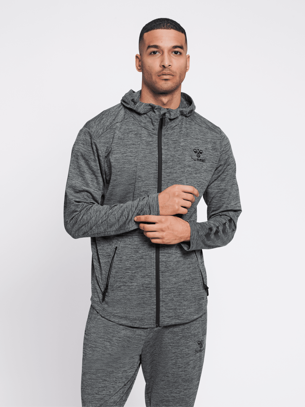 hummel Men's Aston Zip Hoodie-6