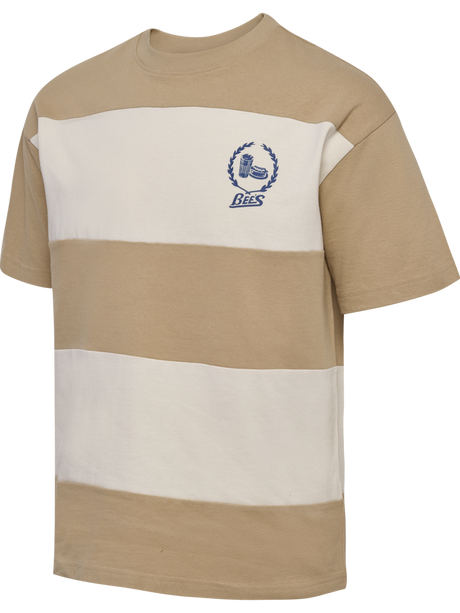 hummel Unisex Loose Short Sleeve T-Shirt Bees Stripe-1