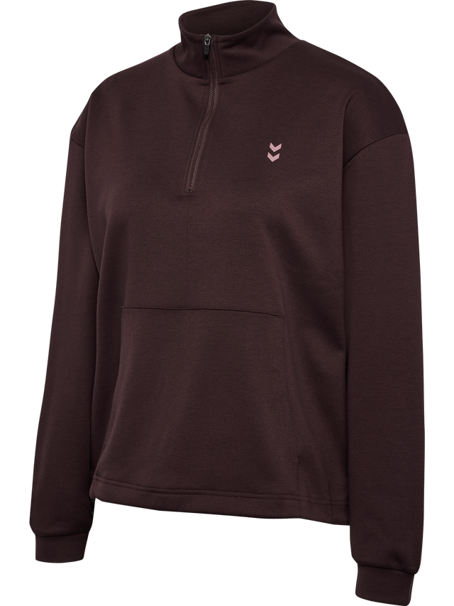 hummel Women's Yoga Soft Half Zip Jacket-1