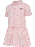 hummel Youth Mini Regular Flower Polo Dress Short Sleeve-1