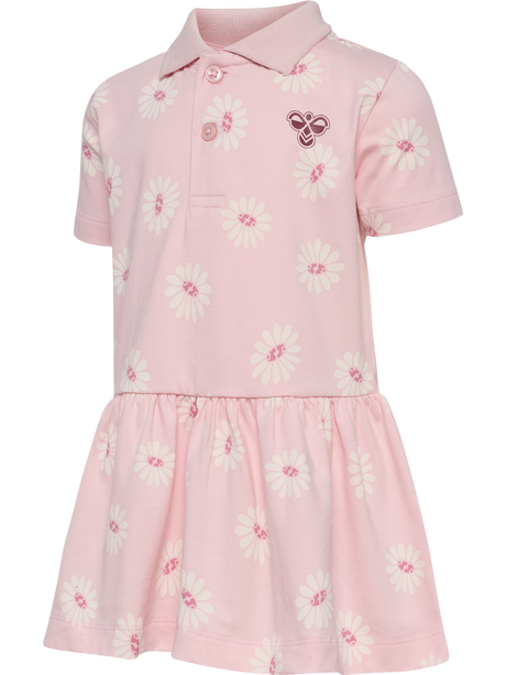 hummel Youth Mini Regular Flower Polo Dress Short Sleeve-1