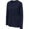 hummel Women's Red Basic Long Sleeve T-Shirt-1