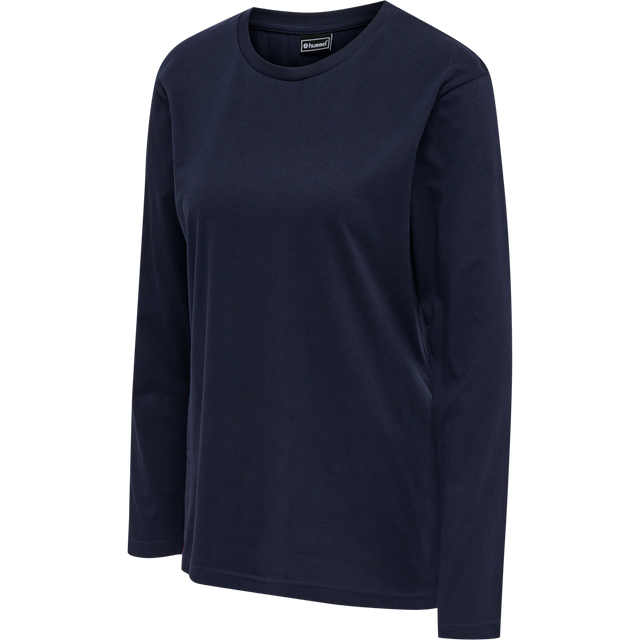 hummel Women's Red Basic Long Sleeve T-Shirt-1