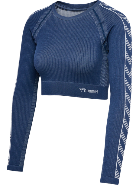hummel Women's Mindful Training Blaze Seamless Long Sleeve T-Shirt-1