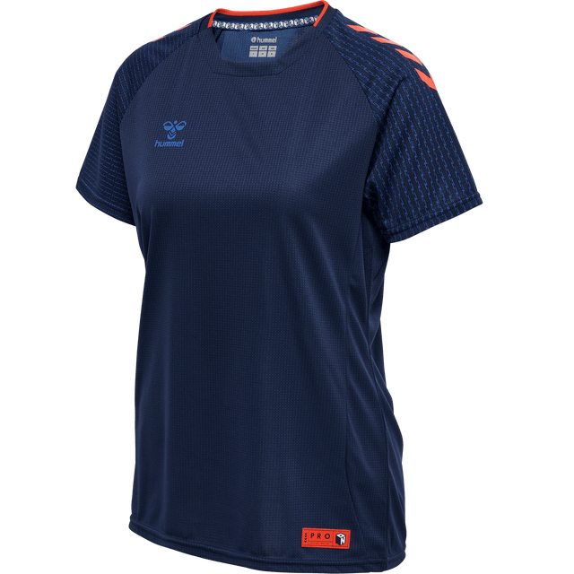 hummel Women's Pro Grid Training Short Sleeve Jersey-1
