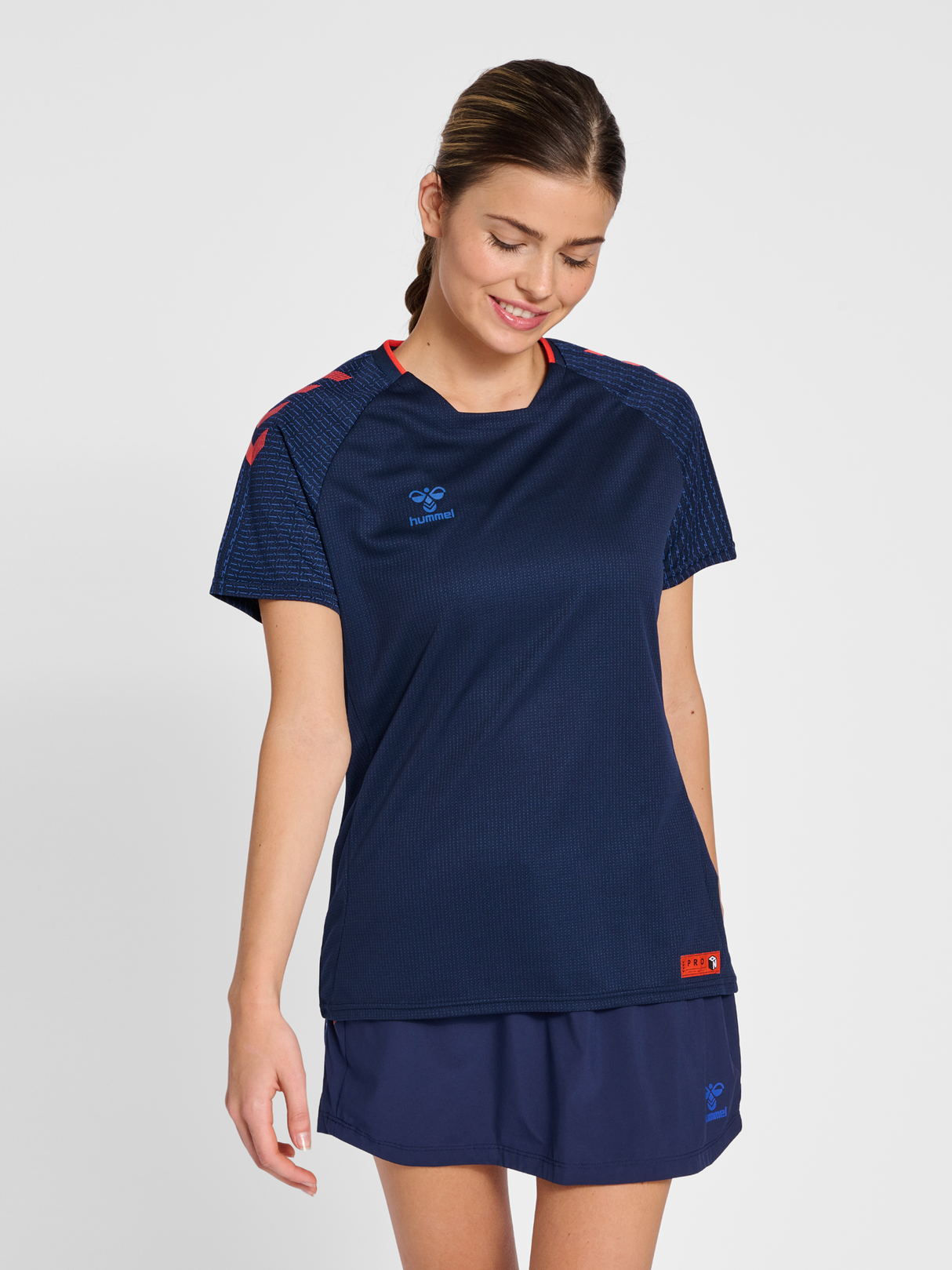 hummel Women's Pro Grid Training Short Sleeve Jersey-5