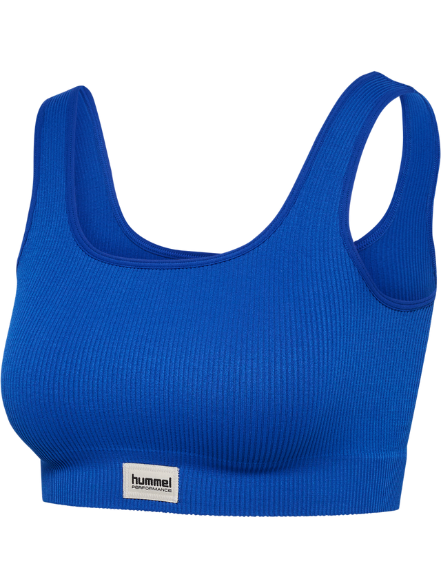 hummel Women's Pulse Seamless Rib Bra-1