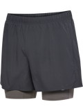 hummel Men's HIIT Intensity 2 In 1 Shorts-1