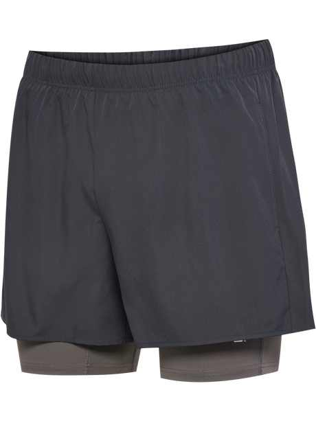 hummel Men's HIIT Intensity 2 In 1 Shorts-1