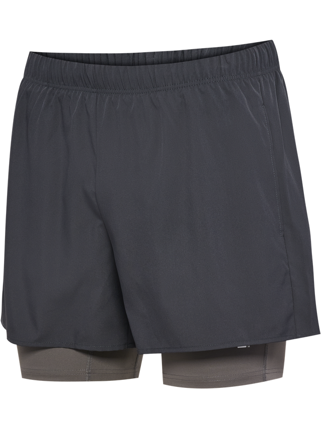 hummel Men's HIIT Intensity 2 In 1 Shorts-1
