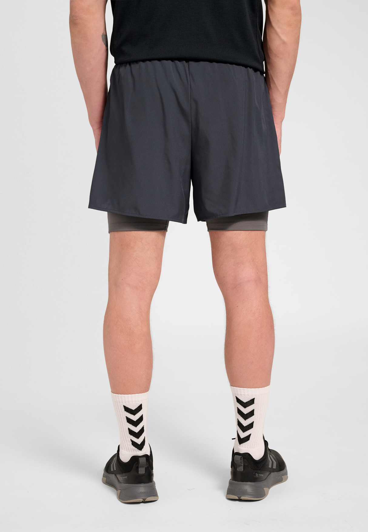 hummel Men's HIIT Intensity 2 In 1 Shorts-5