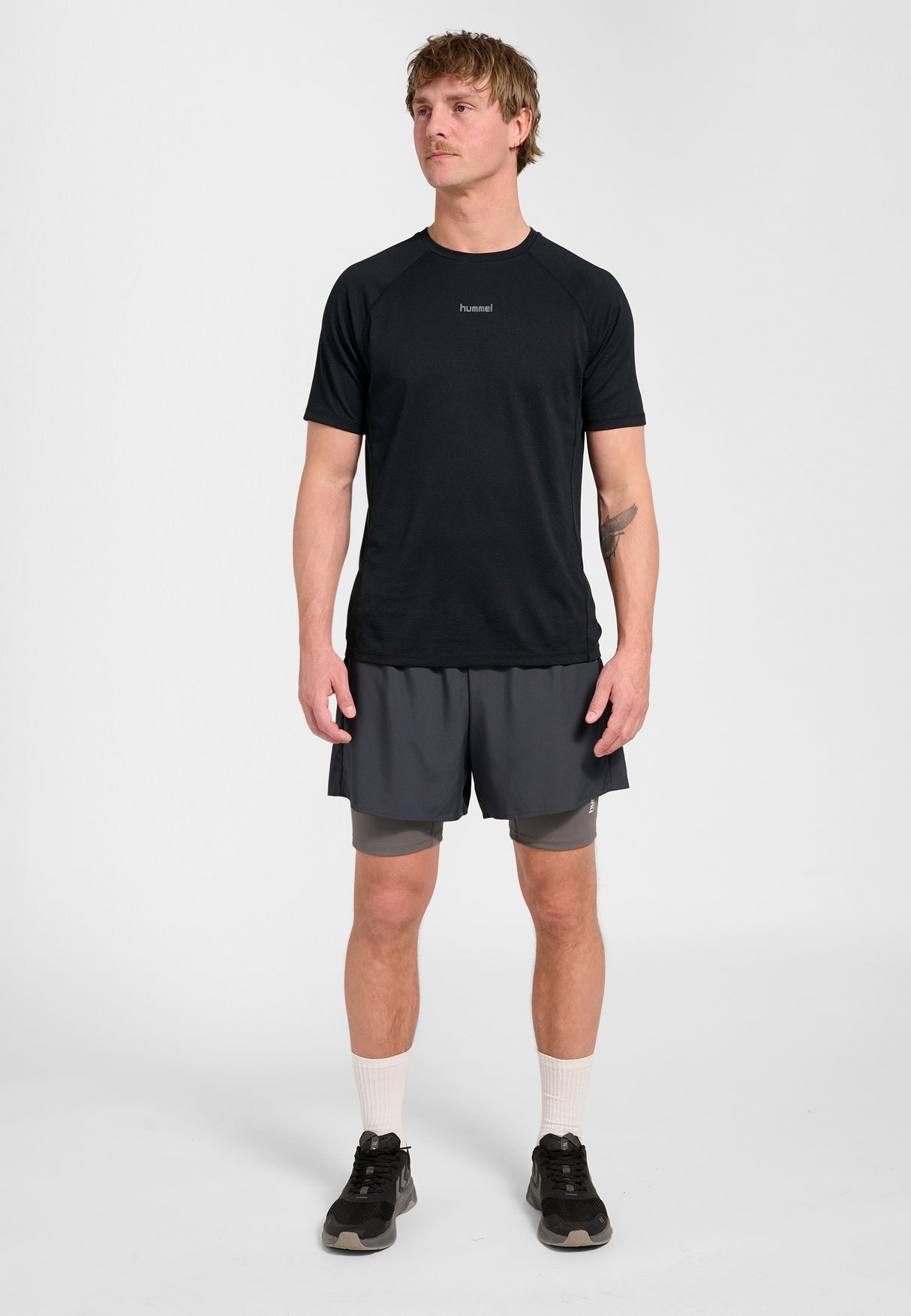 hummel Men's HIIT Intensity 2 In 1 Shorts-7