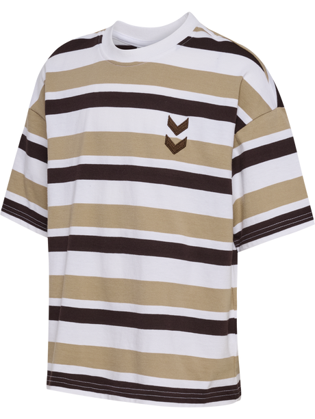 hummel Youth Silly Short Sleeve Boxy T-Shirt Stripe-1