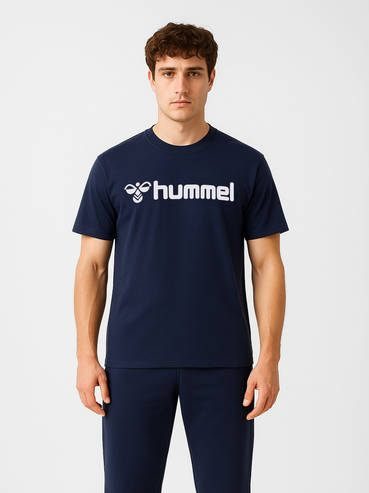 hummel Men's Mover Cotton Short Sleeve T-Shirt-6