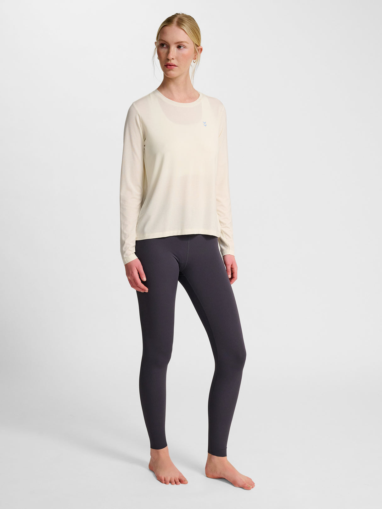 hummel Women's Yoga Soft Loose T-Shirt Long Sleeve-6