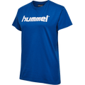 hummel Women's Go Cotton Logo T-Shirt Short Sleeve-1