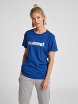 hummel Women's Go Cotton Logo T-Shirt Short Sleeve-5