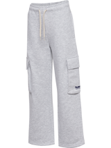 hummel Youth Loose Wide Leg Cargo Sweatpant-1