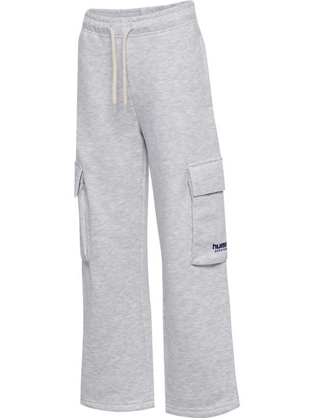 hummel Youth Loose Wide Leg Cargo Sweatpant-1