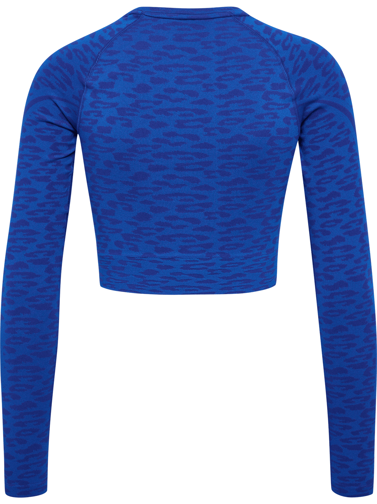 hummel Women's Mindful Training Leo Seamless Crop Long Sleeve T-Shirt-2