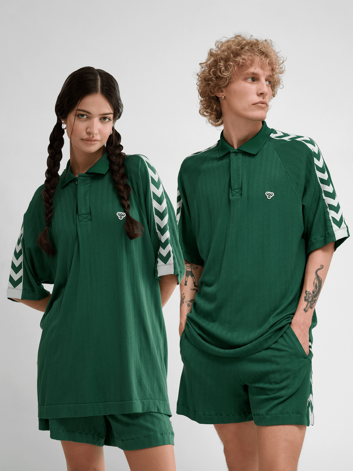 hummel Unisex Archive Loose Polo Shirt Short Sleeve-6