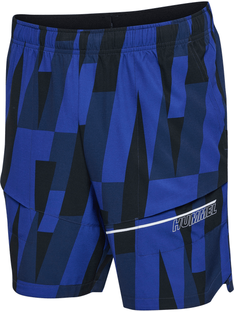 hummel Men's Court AOP Pocket Shorts-1
