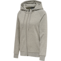 hummel Women's Red Classic Zip Hoodie-1