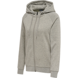 hummel Women's Red Classic Zip Hoodie-1