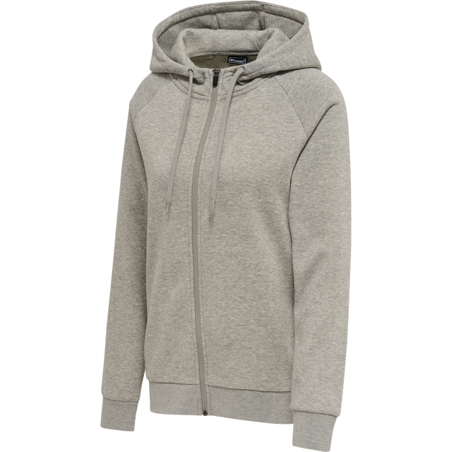 hummel Women's Red Classic Zip Hoodie-1