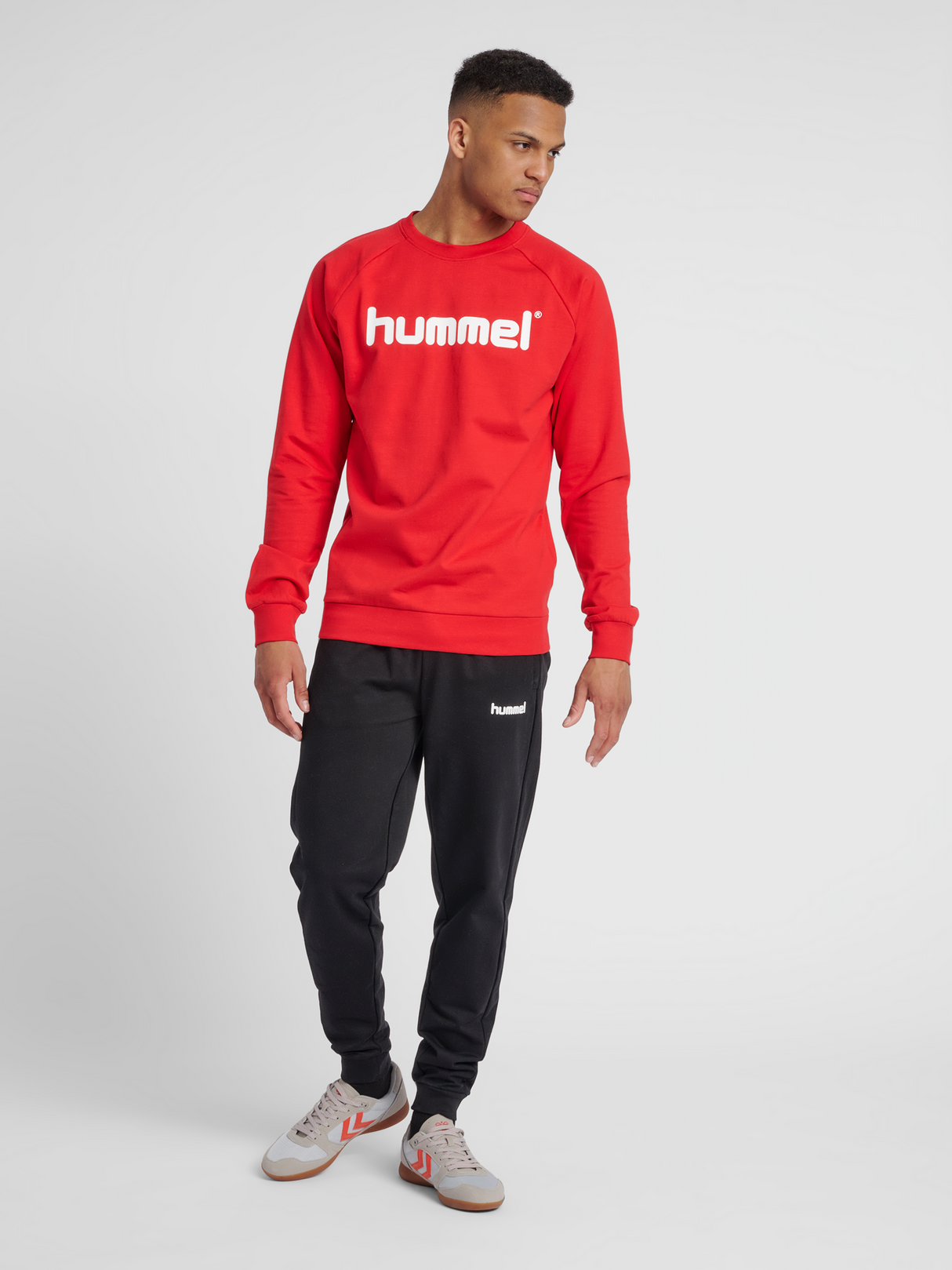 hummel Men's Go Cotton Logo Sweatshirt-3