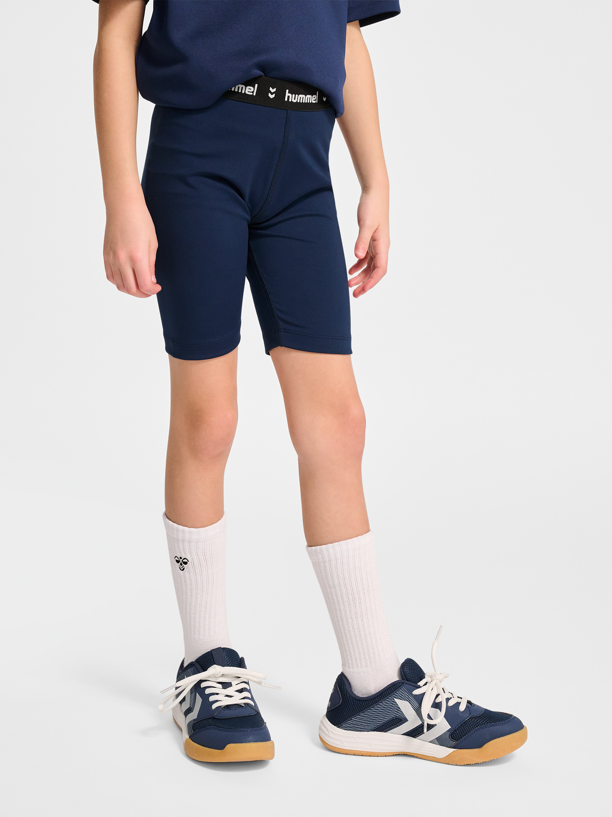 hummel Youth Pulse Mid Waist Shorts Tights-5