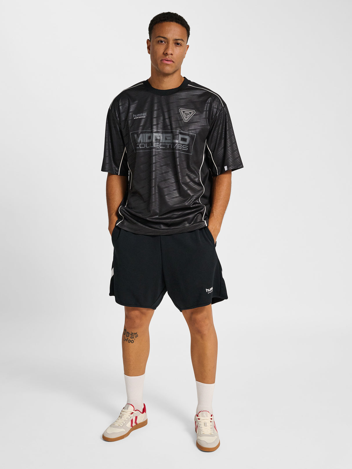 hummel Unisex Loose Tiger Soccer Short Sleeve Jersey-7