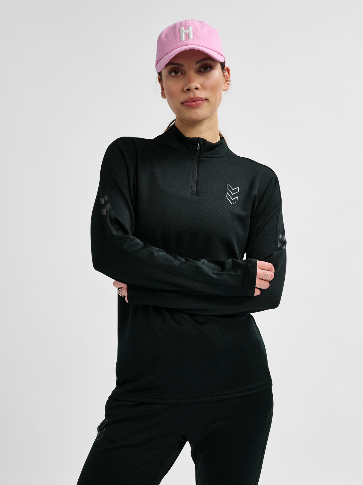 hummel Women's Active Polyester Half Zip-6