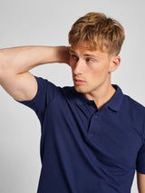 hummel Men's Red Stretch Polo-6