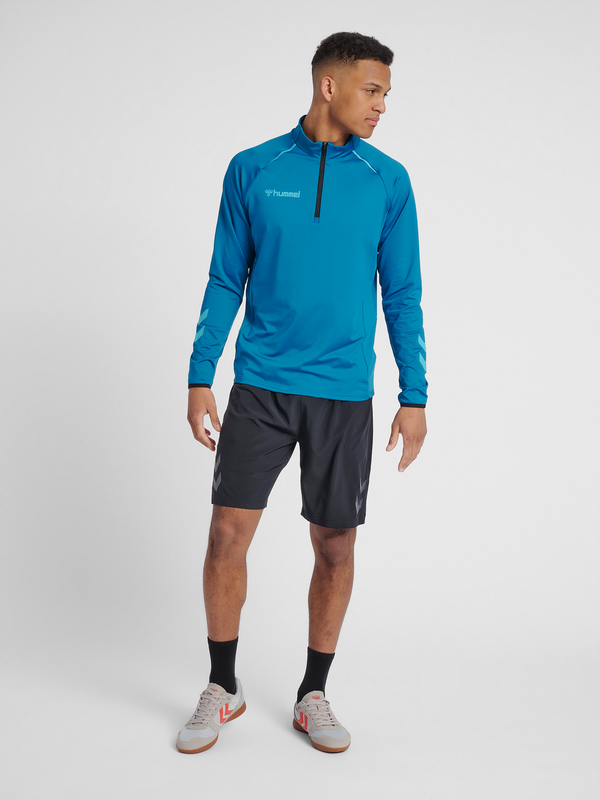 hummel Men's Authentic Pro Half Zip Sweatshirt-3