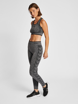 hummel Women's Mindful Training Una Seamless Mid Waist Tights-4