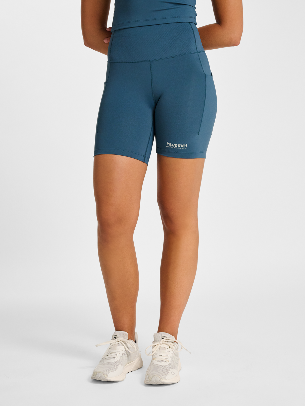 hummel Women's HIIT Intensity High Waist Shorts Tights-13